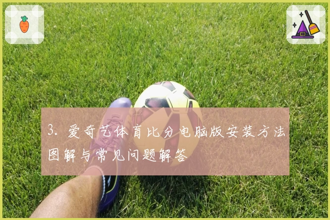 3. 爱奇艺体育比分电脑版安装方法图解与常见问题解答