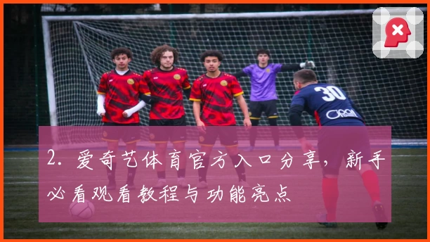 2. 爱奇艺体育官方入口分享，新手必看观看教程与功能亮点